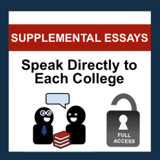 Supplemental Essays Tutorial